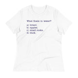 What Floats In Water? Women's Signature Tee