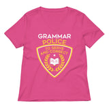 Grammar Police Women's V-Neck Tee