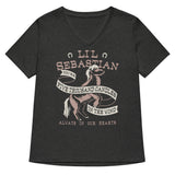 Li'l Sebastian Women's V-Neck Tee