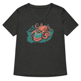 Octonerd Women's V-Neck Tee