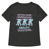 Axolotl Questions Women's V-Neck Tee