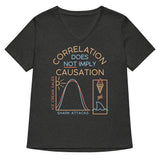 Correlation Does Not Imply Causation Women's V-Neck Tee