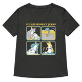 If Cats Weren't Jerks Women's V-Neck Tee