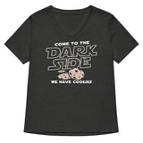 Come To The Dark Side, We Have Cookies Women's V-Neck Tee
