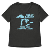 Great Lakes? Women's V-Neck Tee