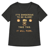 It's Dangerous To Go Alone Women's V-Neck Tee