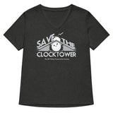 Save The Clocktower Women's V-Neck Tee