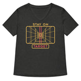 Stay On Target Women's V-Neck Tee