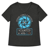 Aperture Science Volunteer Women's V-Neck Tee