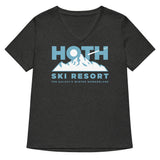 Hoth Ski Resort Women's V-Neck Tee