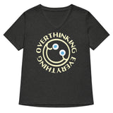 Overthinking Everything Women's V-Neck Tee