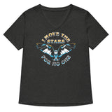 I Move The Stars For No One Women's V-Neck Tee
