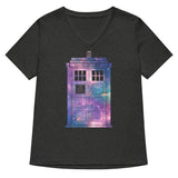 Police Box Women's V-Neck Tee