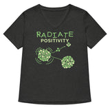 Radiate Positivity Women's V-Neck Tee
