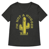 I'm Not A Hugger Women's V-Neck Tee