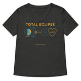 Total Eclipse Of The Heart Women's V-Neck Tee