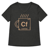 Coffee Element Women's V-Neck Tee