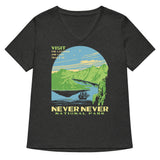 Never Never National Park Women's V-Neck Tee