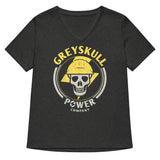 Greyskull Power Company Women's V-Neck Tee