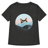 Meowntain Women's V-Neck Tee