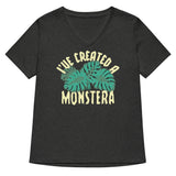 I've Created A Monstera Women's V-Neck Tee