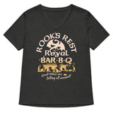Rook's Rest Royal Bar-B-Q Women's V-Neck Tee
