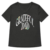 Grateful Dad Women's V-Neck Tee