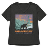 Forbidden Zone National Monument Women's V-Neck Tee