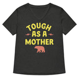 Tough As A Mother Women's V-Neck Tee