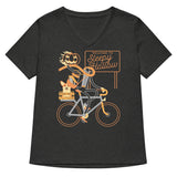 Welcome To Sleepy Hollow Women's V-Neck Tee