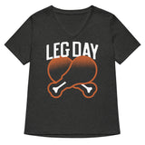 Leg Day Women's V-Neck Tee