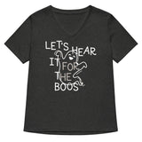 Let's Hear It For The Boos Women's V-Neck Tee