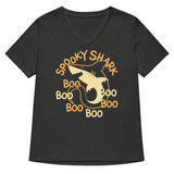 Spooky Shark Women's V-Neck Tee