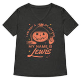 My Name Is Lewis Women's V-Neck Tee