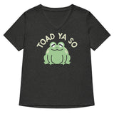 Toad Ya So Women's V-Neck Tee