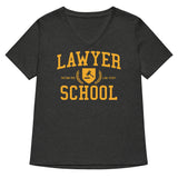Lawyer School Women's V-Neck Tee