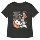 Vampire Robot Ninja From Space Women's V-Neck Tee