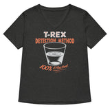 T-Rex Detection Method Women's V-Neck Tee