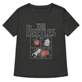 The Beetles Women's V-Neck Tee