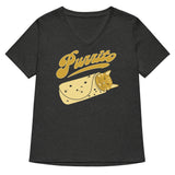 Purrito Women's V-Neck Tee