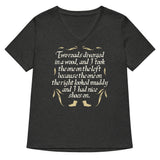 Two Roads Diverged Women's V-Neck Tee
