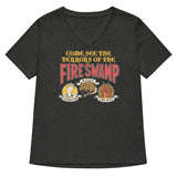 The Fire Swamp Women's V-Neck Tee