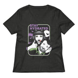 Stay Hydrated Women's V-Neck Tee