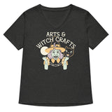 Arts & Witch Crafts Women's V-Neck Tee