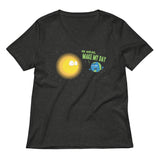 Go Ahead, Make My Day Women's V-Neck Tee