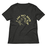 I Am No Man Women's V-Neck Tee