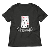 I'd Hit That Women's V-Neck Tee