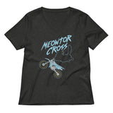 Meowtor Cross Women's V-Neck Tee