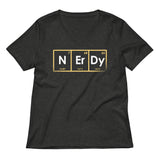 NErDy Elements Women's V-Neck Tee