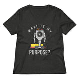 What Is My Purpose? Women's V-Neck Tee
